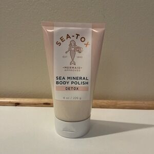 Bath & Body Works Sea-Tox  SeaTox 8 oz ‎ Sea Mineral Body Polish Detox